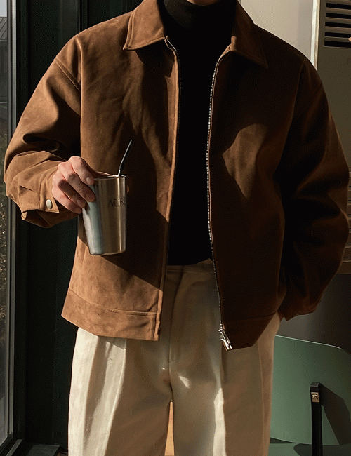 에이크 스웨이드 누빔 자켓 (3color)